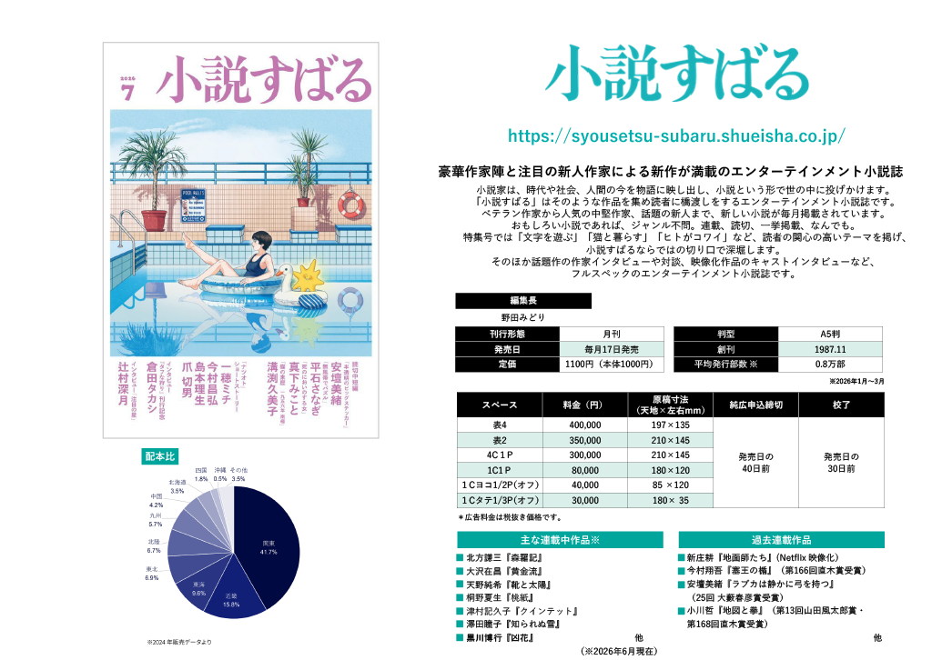 小説すばる